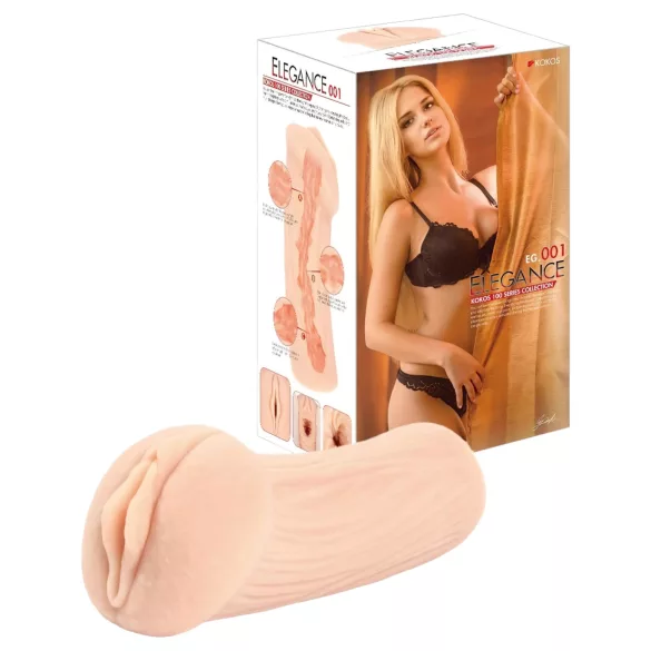 Kokos Elegance 01 - realistični masturbator vagina - natur