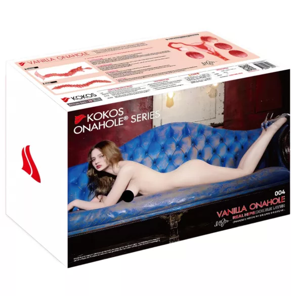 Kokos 004 - realistični torzo masturbator - natur