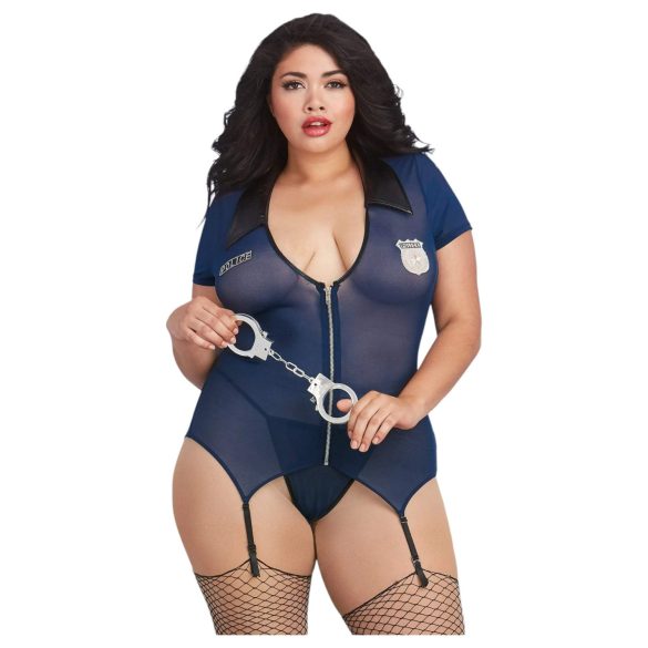 Dreamgirls Plus Size - policajka kostim (plava)