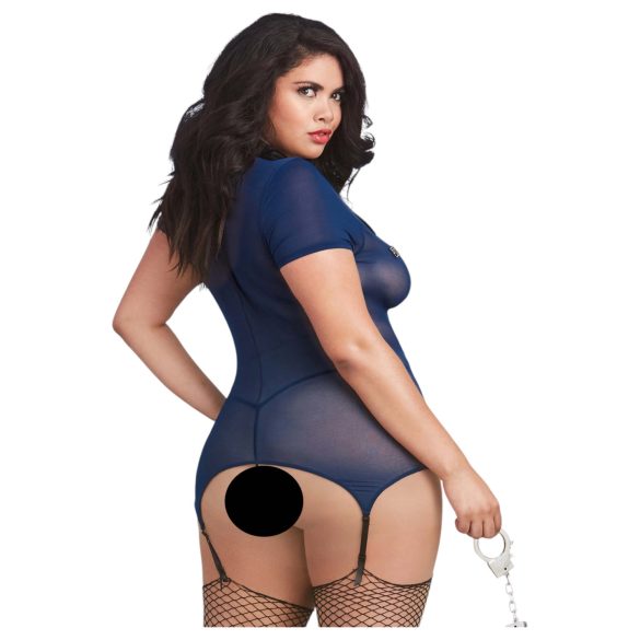 Dreamgirls Plus Size - policajka kostim (plava)