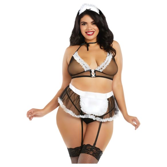 Dreamgirls Plus Size Proziran Kostim Sobarice - (XL-XXL)