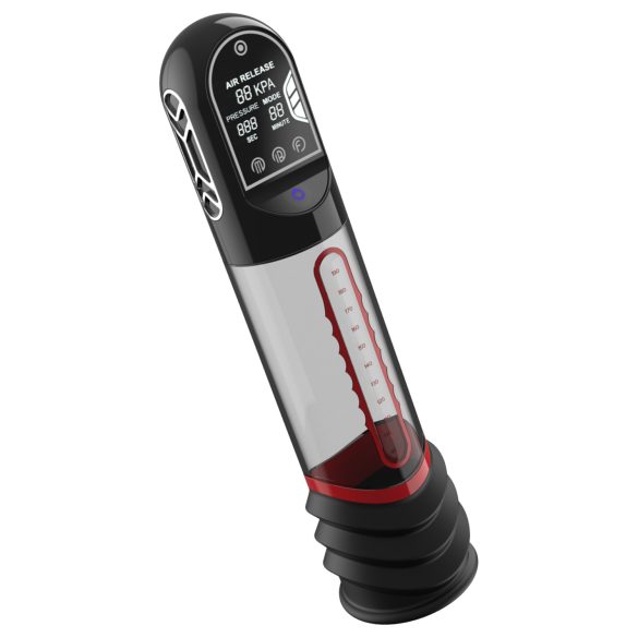 Peak Performa - infracrvena, automatska pumpa za penis (prozirna)