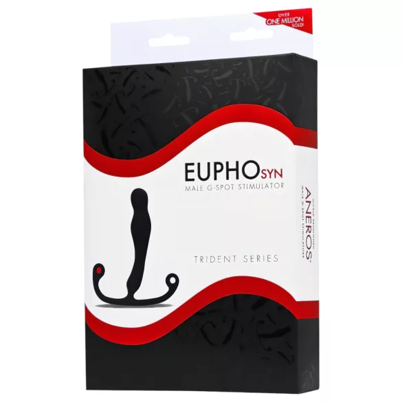 Aneros - dildo za prostatu - Eupho Syn Trident - silikon crni