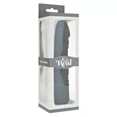 Classic Get Real - realistični vibrator - silikon - crni