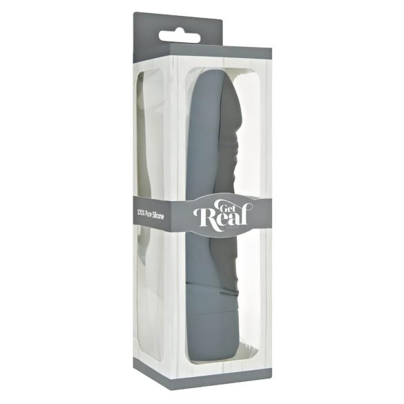 Classic Get Real - realističan silikon vibrator (crni)