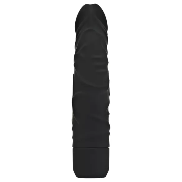 Classic Get Real - realistični vibrator - silikon - crni