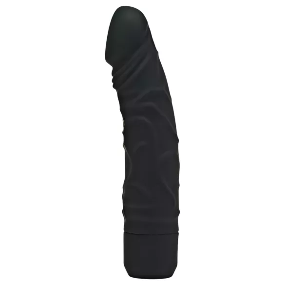Classic Get Real - realistični vibrator - silikon - crni