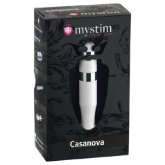 mystim Casanova - elektro-šipka dildo (bijela)