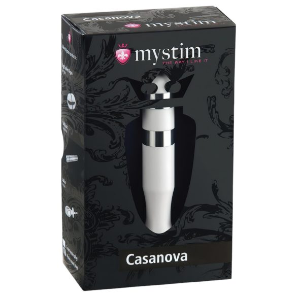 mystim Casanova - elektro štap dildo (bijeli)
