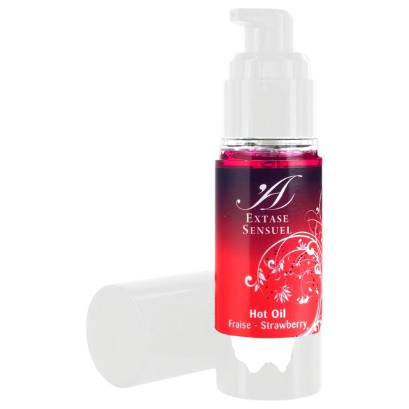 Extase Sensuel - zagrijavajuće ulje za masažu - jagoda (30 ml)