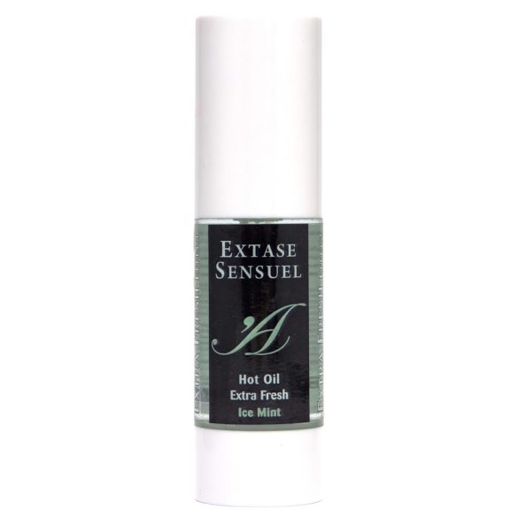 Extase Sensuel - rashlađujuće-zagrijavajuće masažno ulje - menta (30ml)