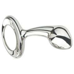 Njoy S - mali analni čep od metala - srebrni