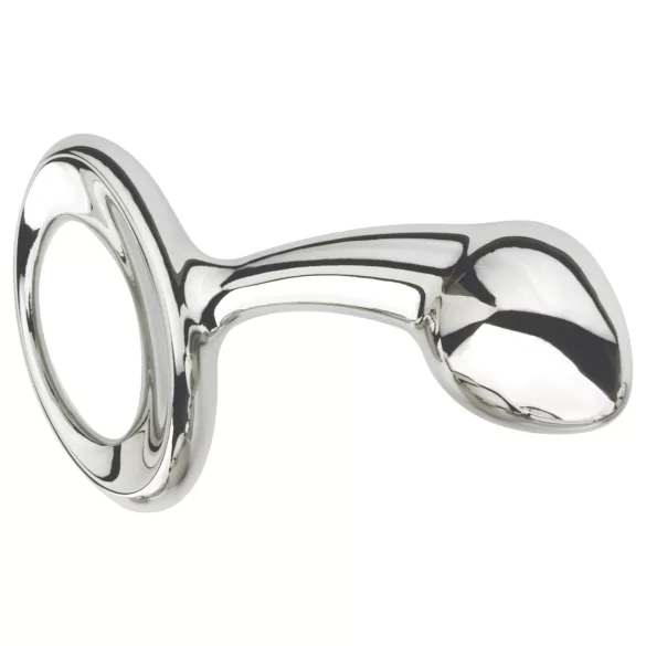 Njoy S - mali analni čep od metala - srebrni