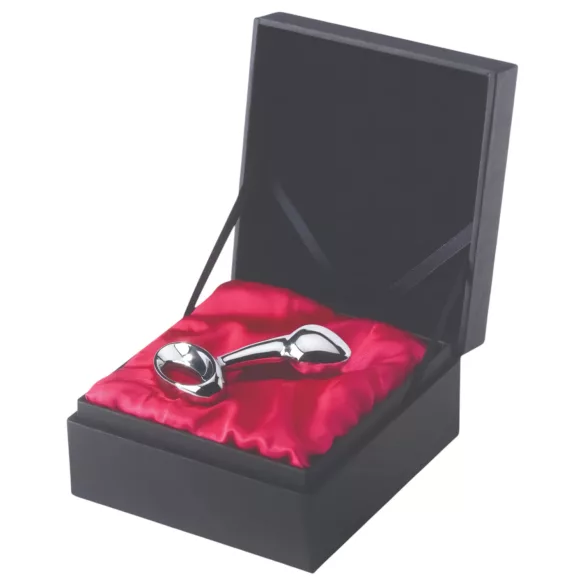 Njoy S - mali analni čep od metala - srebrni