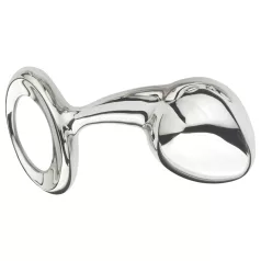 Njoy L - metalni analni čep - veliki - srebrna