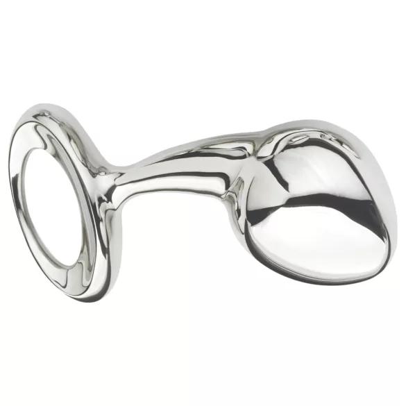 Njoy L - metalni analni čep - veliki - srebrna