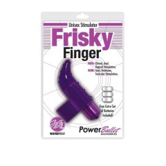 Frisky Finger - vodootporni vibrator za prste (ljubičasti)