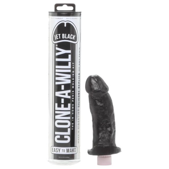 Clone-a-Willy - set za kopiranje penisa s vibratorom (crna)
