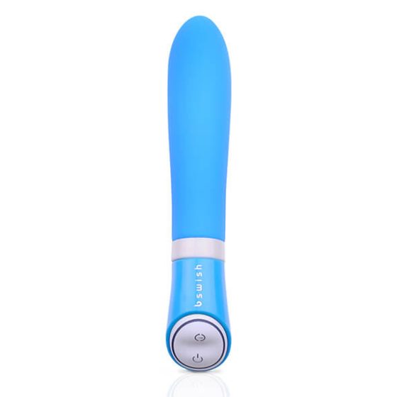 B SWISH Bgood Deluxe - silikonski stick vibrator (plavi)