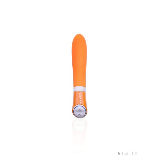 B SWISH Bgood Deluxe - silikonski stick vibrator (narančasti)