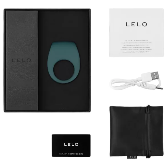LELO Tor 2 - punjivi vibrirajući penis prsten - zeleni