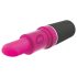 Vrišteći ruž - vibrator u obliku ruža (crno-ružičasti)