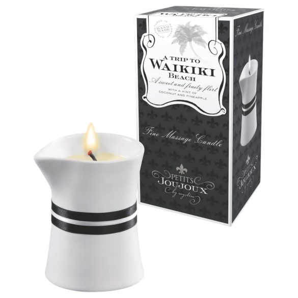 Petits Joujoux Waikiki - masažna svijeća - kokos-ananas (120ml)