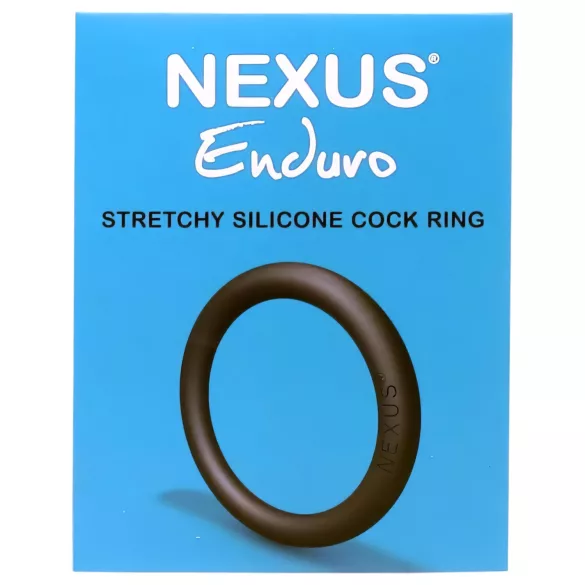 Nexus Enduro - prsten za penis - silikon - crna