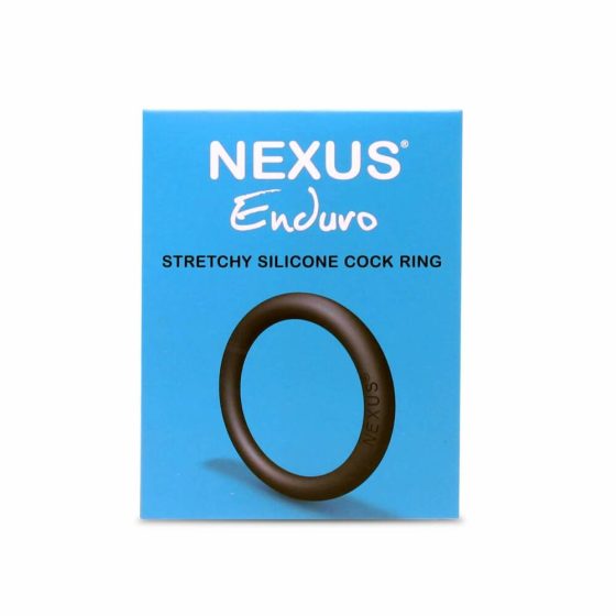 Nexus Enduro - silikonski prsten za penis (crni)