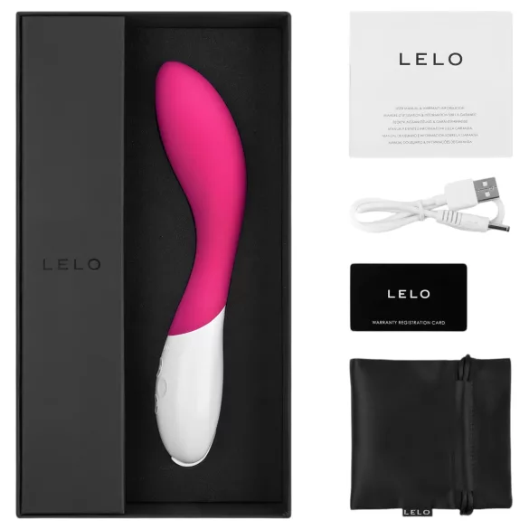 LELO Mona 2 - zakrivljeni vibrator (rozi)