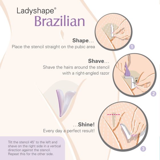 Ladyshape - stilski aparat za brijanje (Brazil)