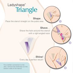 Ladyshape - brijač (trokut)
