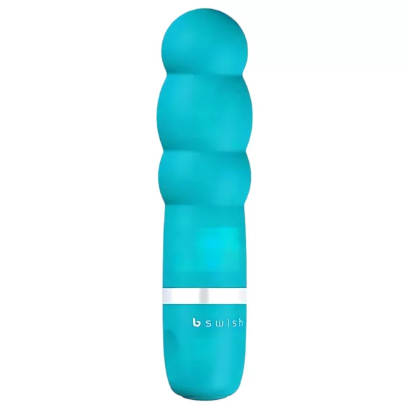 B SWISH Bcute Pearl - vodootporni vibrator s kuglicama - turkizna