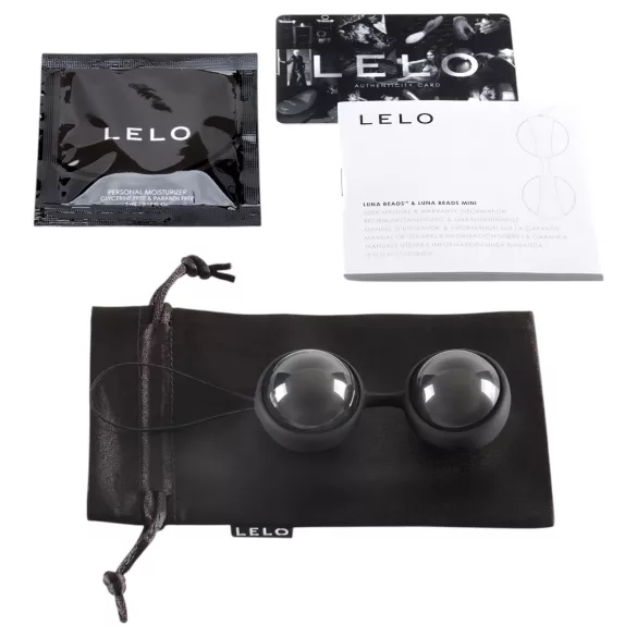 LELO Luna Noir - gejša kuglice s izmjenjivim utezima