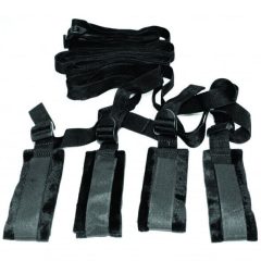 S&M - bed bondage set (crni)