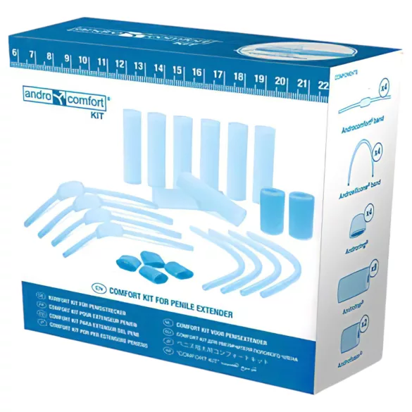 AndroComfort - dodatni set za povećanje penisa - kompaktni dodaci