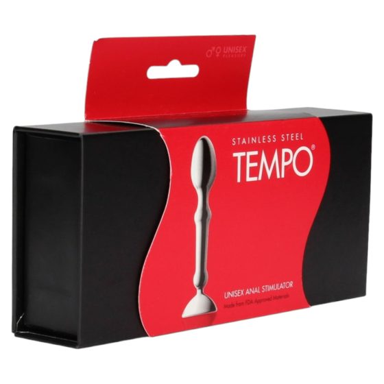 Aneros Tempo - čelični analni dildo (srebrni)