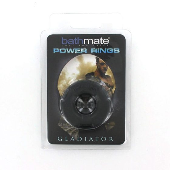 BathMate - Gladiator silikonski prsten za penis (crni)