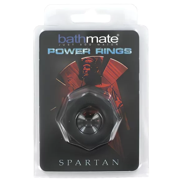 BathMate - penis prsten Spartan - silikon - crni