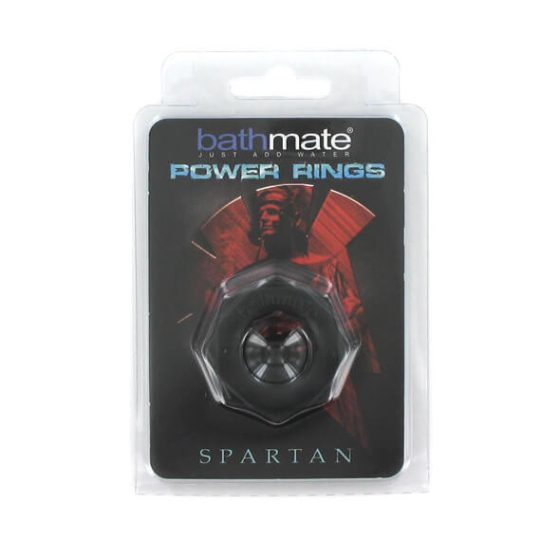 BathMate - Spartan silikonski prsten za penis (crni)
