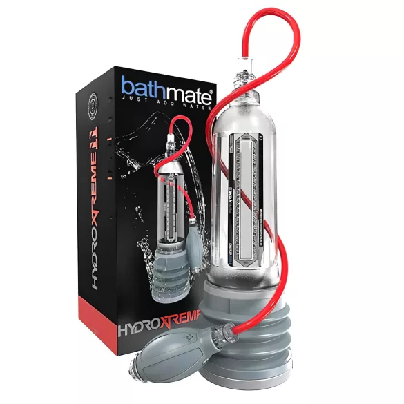 BathMate Xtreme Hydromax 11 - vakuumska pumpa za penis set - prozirna