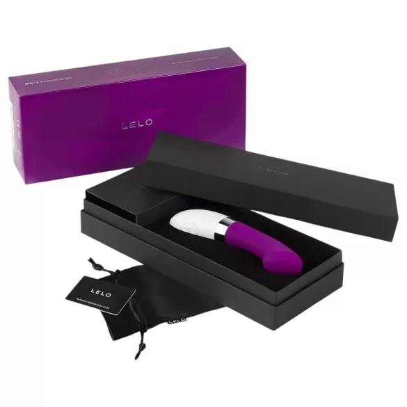 LELO Gigi 2 - silikonski G-točka vibrator (ljubičasti)