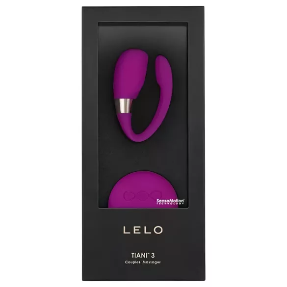 LELO Tiani 3 - vibrator za parove - silikon - ljubičasta