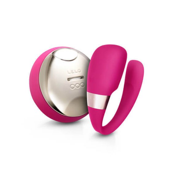 LELO Tiani 3 - silikonski vibrator za par (roza)