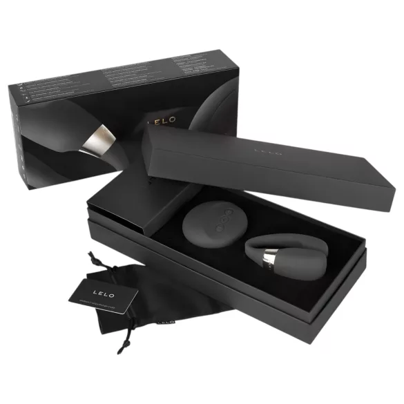 LELO Tiani 3 - vibrator za parove - silikon - crni