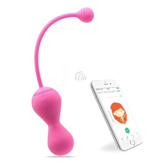 Magic Motion Kegel Master - Pametne gejša kuglice duo (ljubičaste)