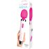 Bodywand Aqua: vodootporni masažni vibrator (bijelo-ružičasti)
