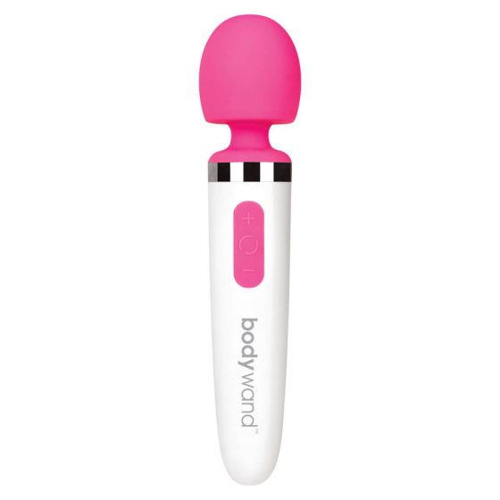 Bodywand Aqua Mini - punjivi, vodootporni masažni vibrator (bijelo-ružičasti)