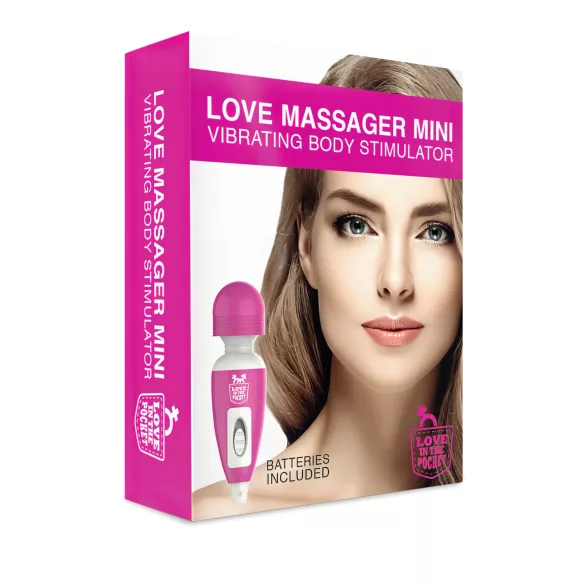 Love Wand - mini masažer vibrator - roza