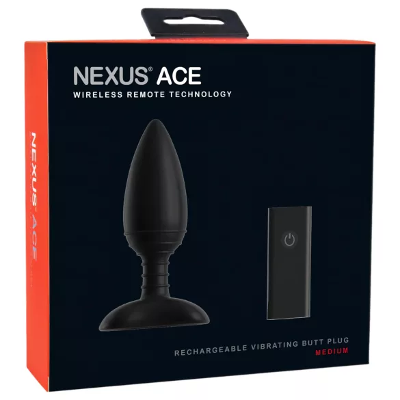 Nexus Ace - analni vibrator na daljinsko upravljanje - srednji - punjivi